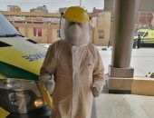 الجيش الأبيض.. "أحمد" مشرف بهيئة الإسعاف على خط مواجهة كورنا فى كفر الشيخ