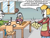 كاريكاتير تركى يسخر من الوضع الاقتصادى المتردى: زيتونتان لكل مواطن