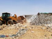 إزالة 371 حالة تعد على الأراضى الزراعية بأسوان وجنوب سيناء.. صور