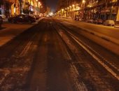 تنفيذ خطة الرصف بحى جمرك بالإسكندرية خلال فترة الحظر