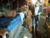 صور .. حملة مكبرة لتطهير ميدان الشهداء وسوق محطة مصر وسط الإسكندرية