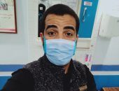 الجيش الابيض ...محمد فى مواجهة كورونا ضمن تمريض مستشفى الصدر بالمنيا