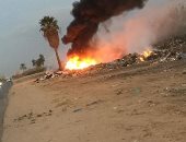 قارئ يناشد المسؤولين إزالة محرقة القمامة بقرية الناصر بالبحيرة
