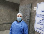 طبيب يشارك بصورة له بمستشفى باب الشعرية ضمن أبطال الجيش الأبيض