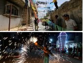صور.. العالم هذا المساء.. فلسطينيون يحتفلون بقدوم شهر رمضان بإشعال الألعاب النارية.. مصرع 15 شخصا جراء السيول الشديدة فى عدن باليمن ..مدرسة ريفية تستأنف النشاط في أوروجواي بعد توقف 30 يوما بسبب كورونا