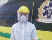 الجيش الأبيض.. "محمد " مسعف "على خط مواجهة كورونا بجنوب سيناء  