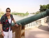 حكيم يهنئ جمهوره بالشهر الكريم بجوار مدفع رمضان.. فيديو