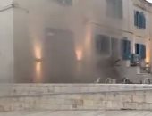 إسرائيل تعتقل فلسطينيا تشتبه في إضرامه النار بمبنى للبلدية في القدس..فيديو