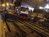 بالتزامن مع الحظر.. تطوير مزلقان ترام فلمنج شرق الإسكندرية