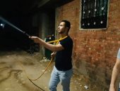 شباب قرية الجعافرة بالقليوبية يطهرون القرية يومياً