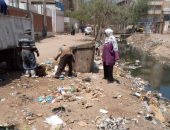 رفع 64 طن قمامة خلال حملات بقرة مركز الباجور فى المنوفية