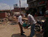 إزالة سوق "نشيل" العشوائي بمركز قطور فى محافظة الغربية