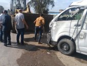 انقلاب ثلاث سيارات بقليوب دون خسائر بشرية