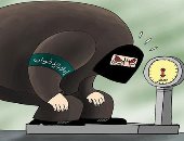 كاريكاتير صحيفة إماراتية.. " وزن إعلام جماعة الإخوان الإرهابية يساوى صفر" 
