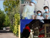 صور.. العالم هذا المساء.. روبوتات ذكية لتوصيل المستلزمات للمنازل فى بريطانيا.. ومصابة بكورونا تضع مولودة بصحة جيدة فى بلجيكا.. سينما باريسية تعرض أفلامها فى الهواء الطلق للتحايل على قيود الفيروس القاتل