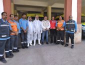 "جيشنا الأبيض".. العاملون بمرفق إسعاف القليوبية على خط مواجهة كورونا