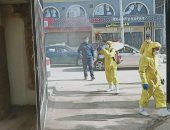 تعقيم منشآت وشوارع مدينة بنى سويف لمواجهة فيروس كورونا 