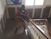 تنفيذ حملة تطهير وتعقيم بشوارع مدينة الحسنة بوسط سيناء.. صور 