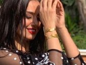 حلا شيحة فى جلسة تصوير جديدة من تتر مسلسل "خيانة عهد"