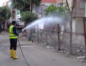 "مياه القليوبية" تطهر شوارع القناطر الخيرية للحد من انتشار كورونا