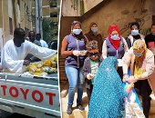 بدائل موائد الرحمن بالمحافظات فى زمن الكورونا.. أهل الخير يوزعون الوجبات الجاهزة والمواد الغذائية على العمالة والمحتاجين.. قبائل قنا توزع الطعام على رواد الساحات.. ولافتات "خد فطارك" تملأ شوارع الغردقة.. صور