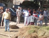 حى غرب المنصورة يشن حملة لإزالة العقارات المخالفة 