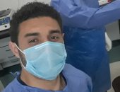 جيشنا الأبيض.. "ابراهيم" يشارك بصورة له على خط مواجهة كورونا