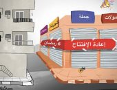 كاريكاتير صحيفة سعودية يسلط الضوء على تخفيف إجراءات كورونا 