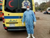 الجيش الأبيض .. حمدى مسعف بهيئة إسعاف القاهرة  فى مواجهة كورونا