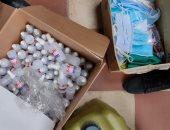 ضبط كحول وكمامات غير صالحة للاستخدام فى حملة بالغربية