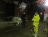 حملات تطهير وتعقيم بشوارع المنتزه والعامرية بالإسكندرية.. صور
