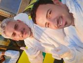 جيشنا الأبيض.. "هشام" و"عبد الله" من إسعاف القليوبية على خط مواجهة كورونا