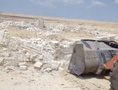 إزالة 30 حالة تعد على أرض زراعية وأملاك دولة وإيقاف حالة بناء مخالف ببنى سويف