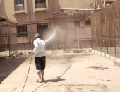 استمرار التعقيم والتطهير بمركز إطسا وضبط الأسواق لمواجهة فيروس كورونا