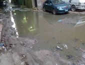 شكوى من انتشار مياه الصرف الصحى بشارع المتربة بمنطقة بشتيل 