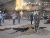 محافظة القاهرة: الحفر النفقى بشبكة الصرف الصحى تسبب فى هبوط أرضى بحدائق القبة