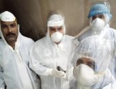 "جيشنا الأبيض".. طاقم إسعاف شربين وبلقاس يد واحد على خط مواجهة كورونا