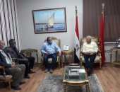محافظ بورسعيد يلتقى رئيس الهيئة العامة لمشروعات التعمير والتنمية الزراعية