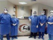 صور.. المركز الطبى للإنتاج الحربى يواصل إجراءات التطهير للوقاية من كورونا