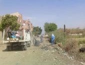 رفع 466 طن قمامة فى حملة نظافة مكبرة بالمنيا.. صور