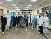 جيشنا الأبيض.. أبطال مستشفى الباجور بالمنوفية على خط مواجهة كورونا