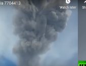 رماد بركانى يغطى إحدى جزر الكوريل الروسية.. فيديو