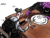 كاريكاتير صحيفة سعودية.. كورونا يأكل كعكة عيد العمال بمفرده
