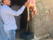 ضبط لحوم غير صالحة لاستهلاك الآدمى فى حملة على الأسواق ومحلات الجزارة بسوهاج 