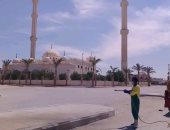 صور.. تطهير وتعقيم المساكن والشوارع بمدينة رأس سدر بجنوب سيناء 