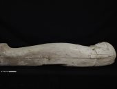 صور.. استخراج تابوت بداخله مومياء مصرية بملابس الزفاف والمجوهرات