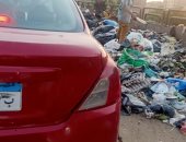 شكوى من إلقاء عربات كارو للقمامة والمخلفات أعلى الدائرى بشتيل الجيزة