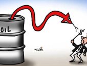 كاريكاتير صحيفة عمانية.. النفط يلتهم الدولار 