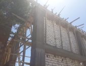 إيقاف 7 حالات بناء مخالف والتحفظ على مواد البناء بالإسكندرية.. صور