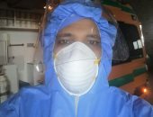 الجيش الأبيض.." نبيل" من هيئة إسعاف المنصورة في مواجهة فيروس كورونا